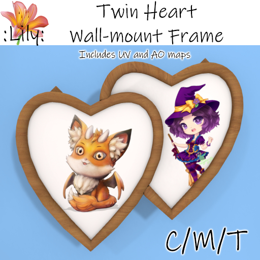 :LILY: Twin Heart Frame