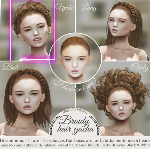 Tableau Vivant \\ Braidy (updo) - Reds
