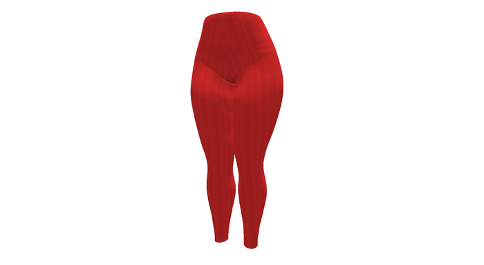 ! ! NB - Red CableKnit Leggings -