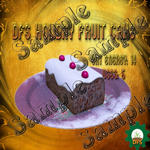 DFS Texture Holiday Fruit Cake