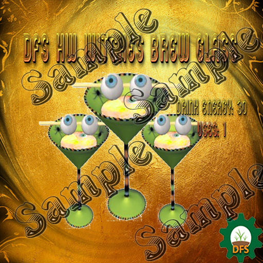 DFS Texture HW Witches Brew Glass