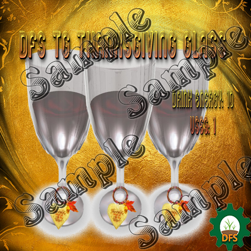 DFS Texture TG Thanksgiving Glass