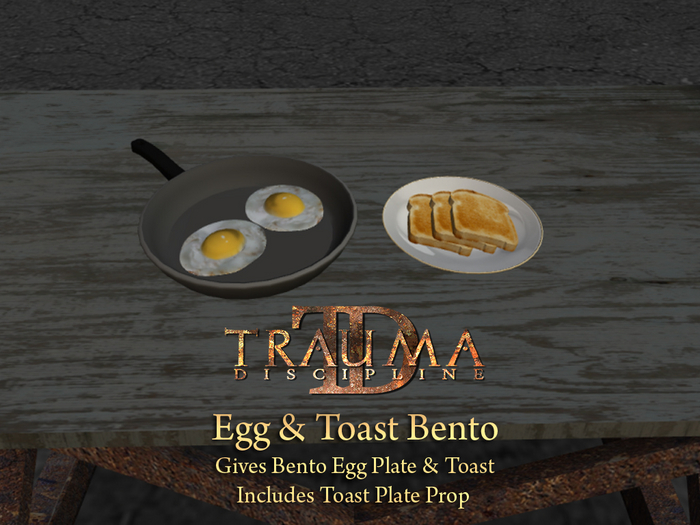 TRAUMA Egg & Toast Bento 