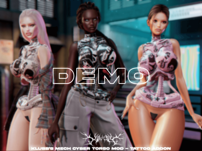Tattoo Addon & Klubb's Mech Cyber Torso Mod [DEMO]