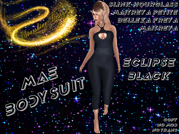 ~✯SD✯~ MAE BODYSUIT [ECLIPSE BLACK]