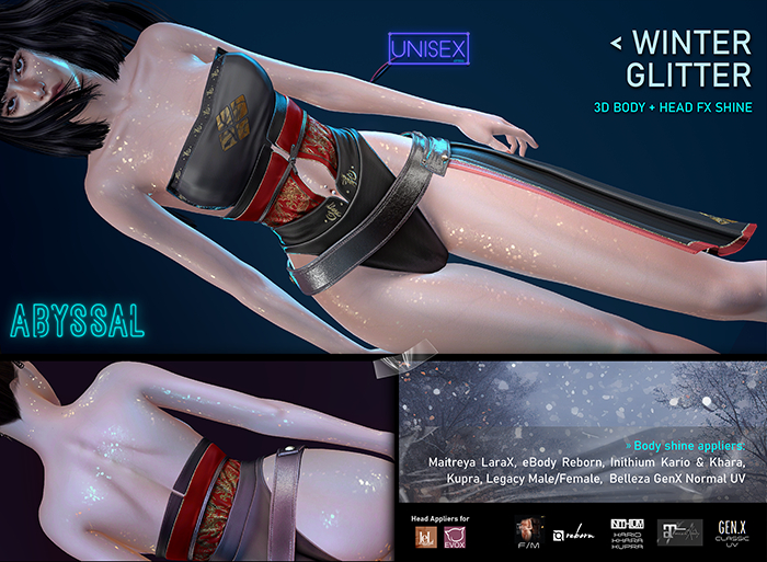 +ABYSSAL+ WINTER GLITTER 3D FX SHINE