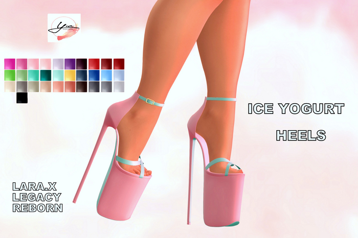 ..YIA.. Ice Yogurt Heels Fatpack