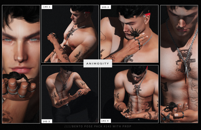 Animosity - 145 Pose Pack w/Prop 