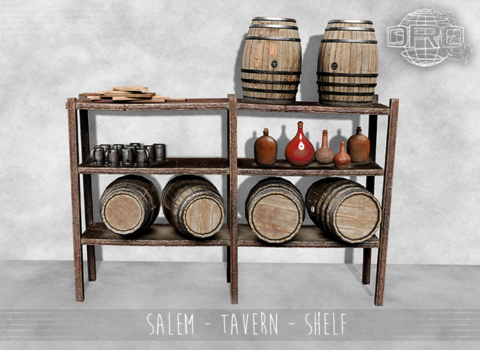 -DRD- Salem - Tavern - Shelf