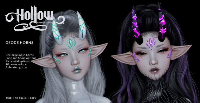- Hollow - Geode Horns