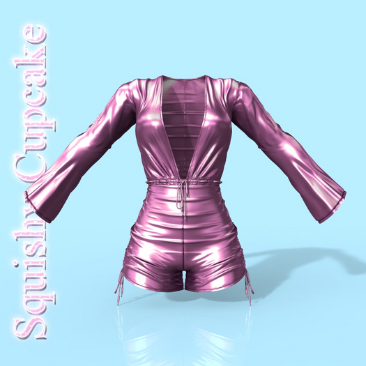 Pink Shiny Jumpsuit