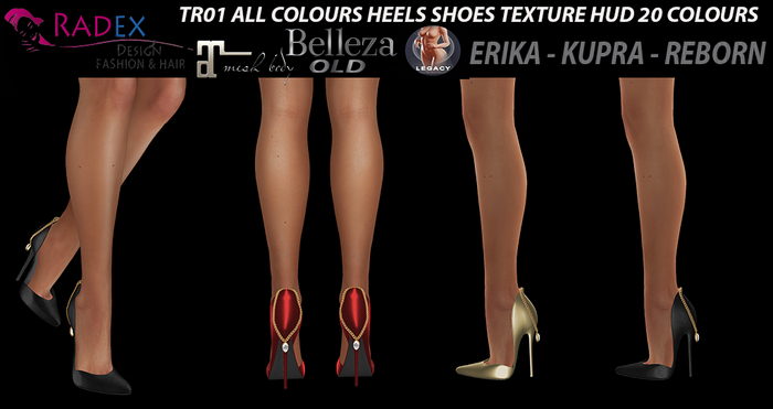 RADEX Mesh TR01 All Colours Heels Shoes