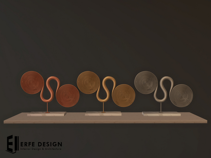 Illusion decorative set 3 COLOR 1 LI [Erfe Design] *