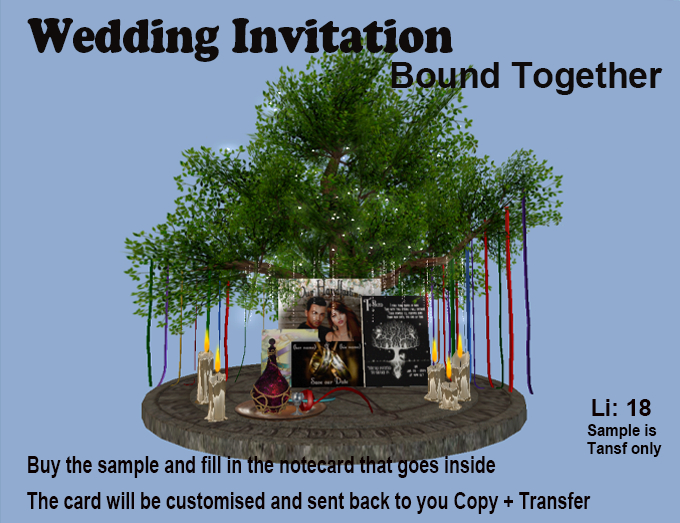 Wedding Invitation - Bound Together