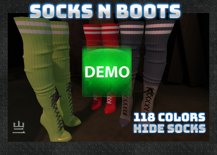 *Demo*Long Socks N Boots