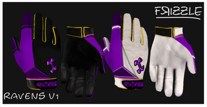[Frizzle] Ravens Gloves