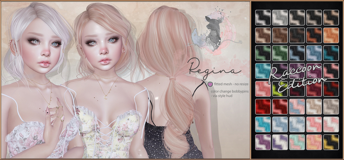. Doe . Regina . Raccoon .