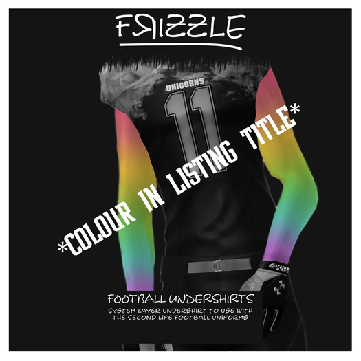 [Frizzle] Football Undershirt - White
