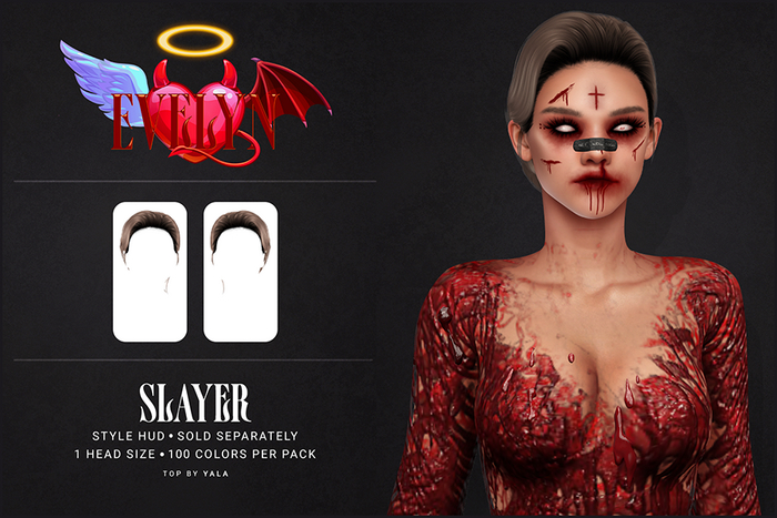 [Evelyn] Slayer Hairstyle (Bloggers Pack)