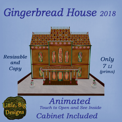 LBD Gingerbread House 2018