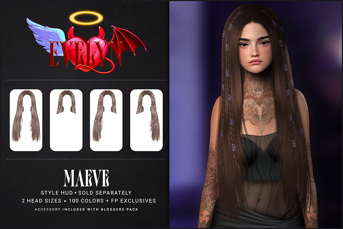 [Evelyn] Maeve Hairstyle (Bloggers Pack)