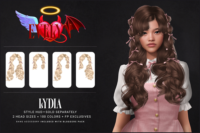[Evelyn] Lydia Hairstyle (Bloggers Pack)