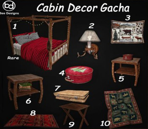 Bee Designs Cabin Decor Gacha 6