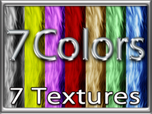 Zoy Texture [ Fantastic fur 01 ] 7 Colors