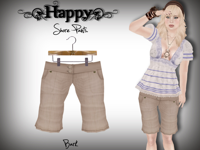 {Happy} Shore Pants (Bark)
