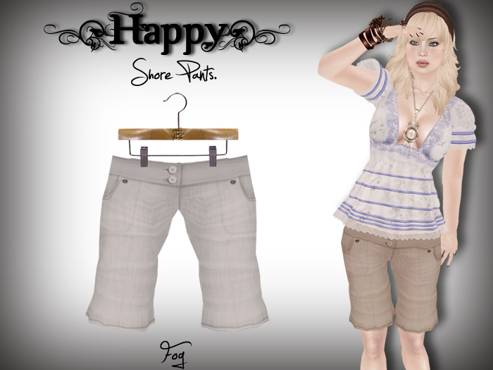 {Happy} Shore Pants (Fog)