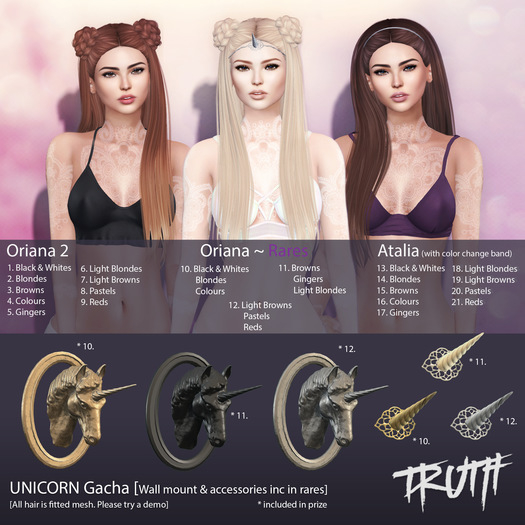 21. TRUTH HAIR Atalia [Reds] Boxed