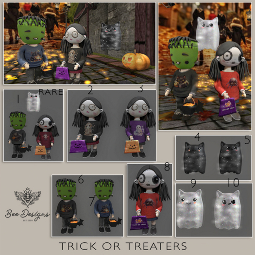 07 Bee designs Trick Or Treaters