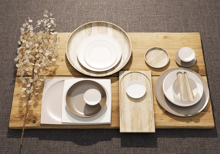 [Gruwcreation] Narural Plate Table Decor