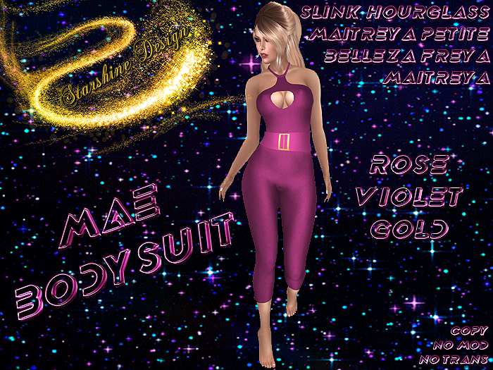 ~✯SD✯~ MAE BODYSUIT [ROSE VIOLET GOLD]