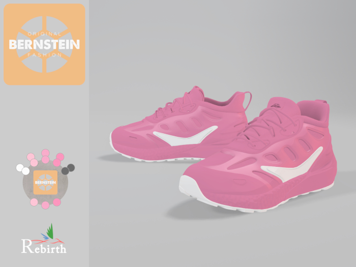Bernstein . Ryn sneaker . pink . Rebirth