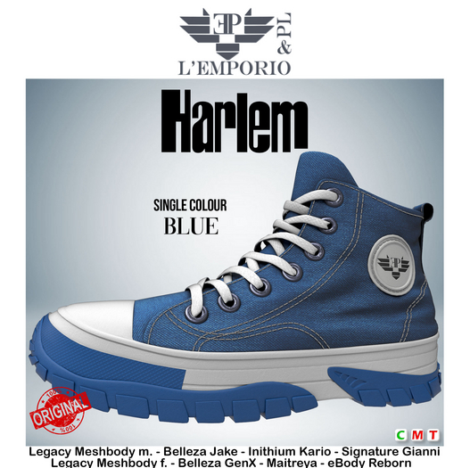 L'Emporio&PL::*Harlem*::-Sneakers- Blue -