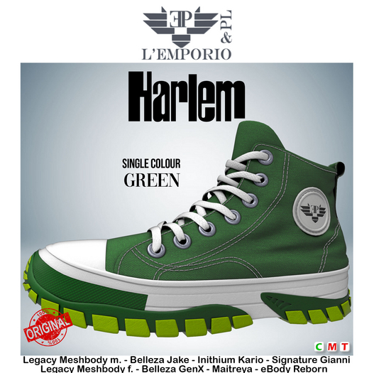 L'Emporio&PL::*Harlem*::-Sneakers- Green -