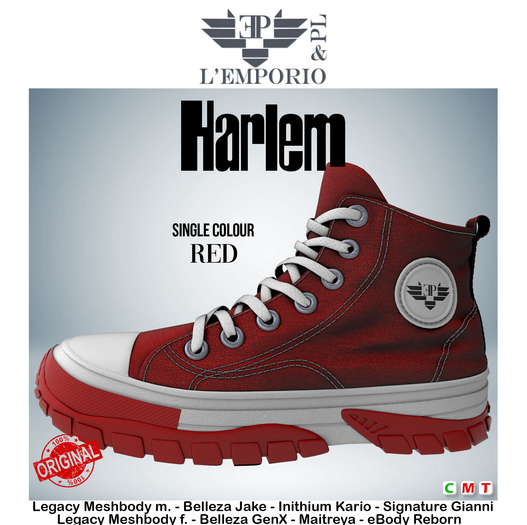 L'Emporio&PL::*Harlem*::-Sneakers- Red -