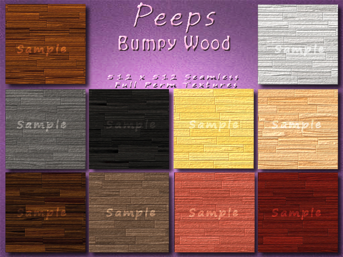 Peeps Textures Bumpy Wood