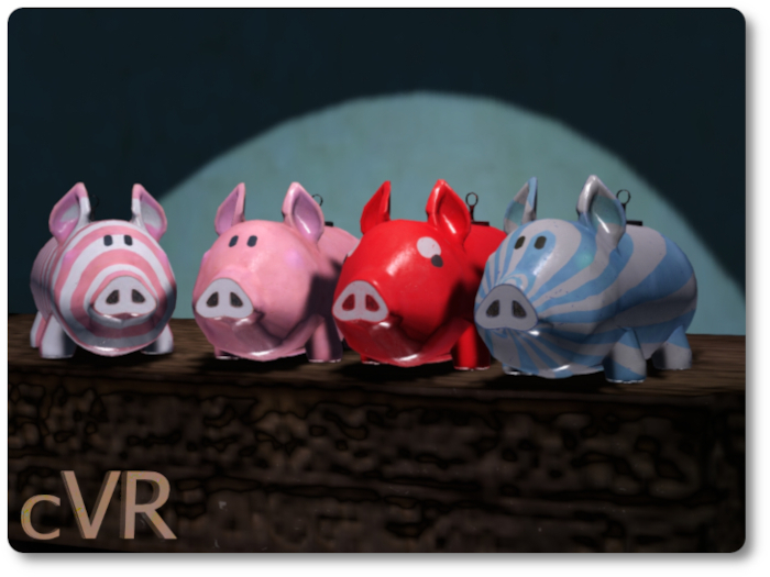 cVR Ceramic  Piggy Banks box