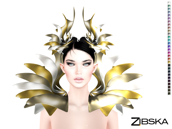 Zibska [Archive] ~ Nava color change headpiece and collar