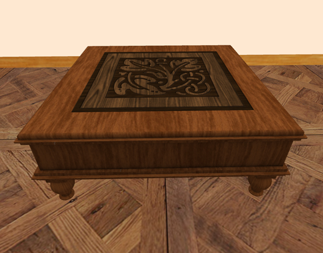 !MM! Blue Curvy Suite Table