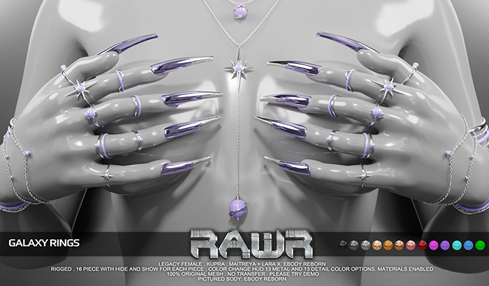 RAWR! Galaxy Rings DEMO (add me)
