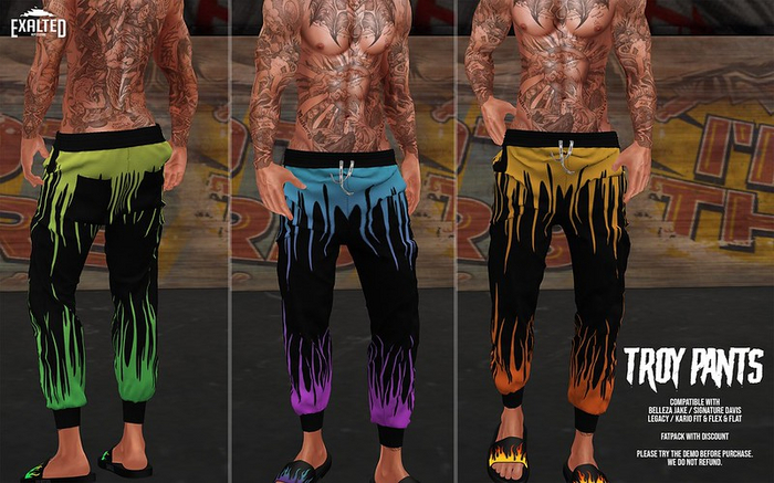 ExalteD - Troy Pants {Bell/Sign/Legacy/Kario} v7