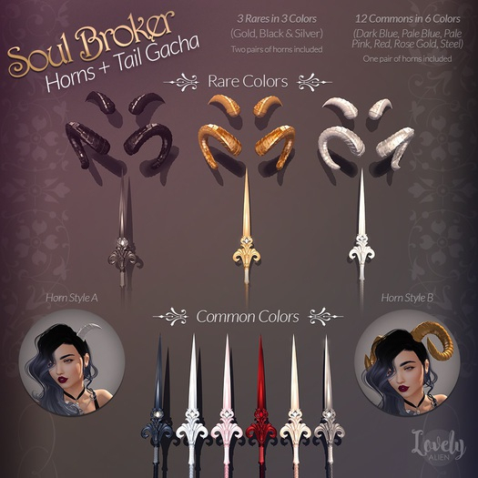 ((LovelyAlien))Soul Broker A+B - Gold - RARE