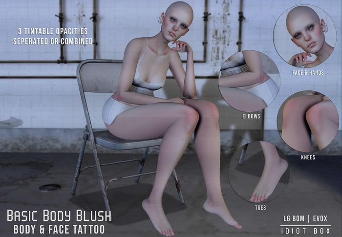[ idiot box ] Basic Body Blush - BOM EVOX