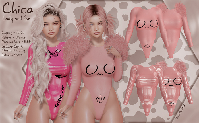 .:Bad Rabbit:. Chica Body Peach SET