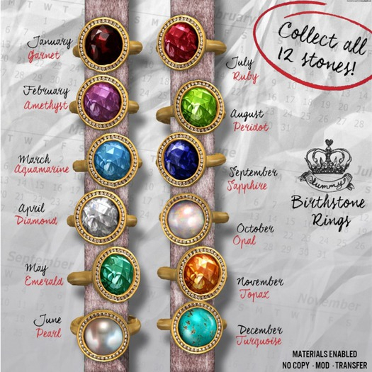(Yummy) Birthstone Ring - April - Diamond
