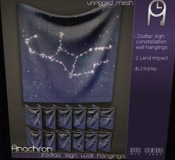 Anachron - Zodiac Wall Hanging - Libra
