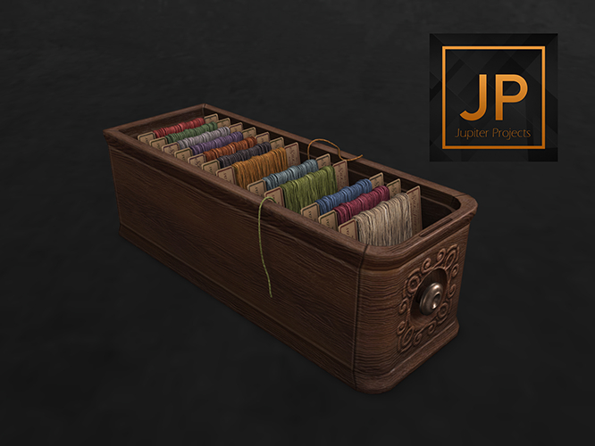 1. Random Matter - The Sewist - Thread Box [Brown]